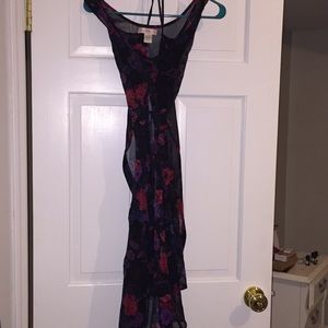 Floral sheer dress